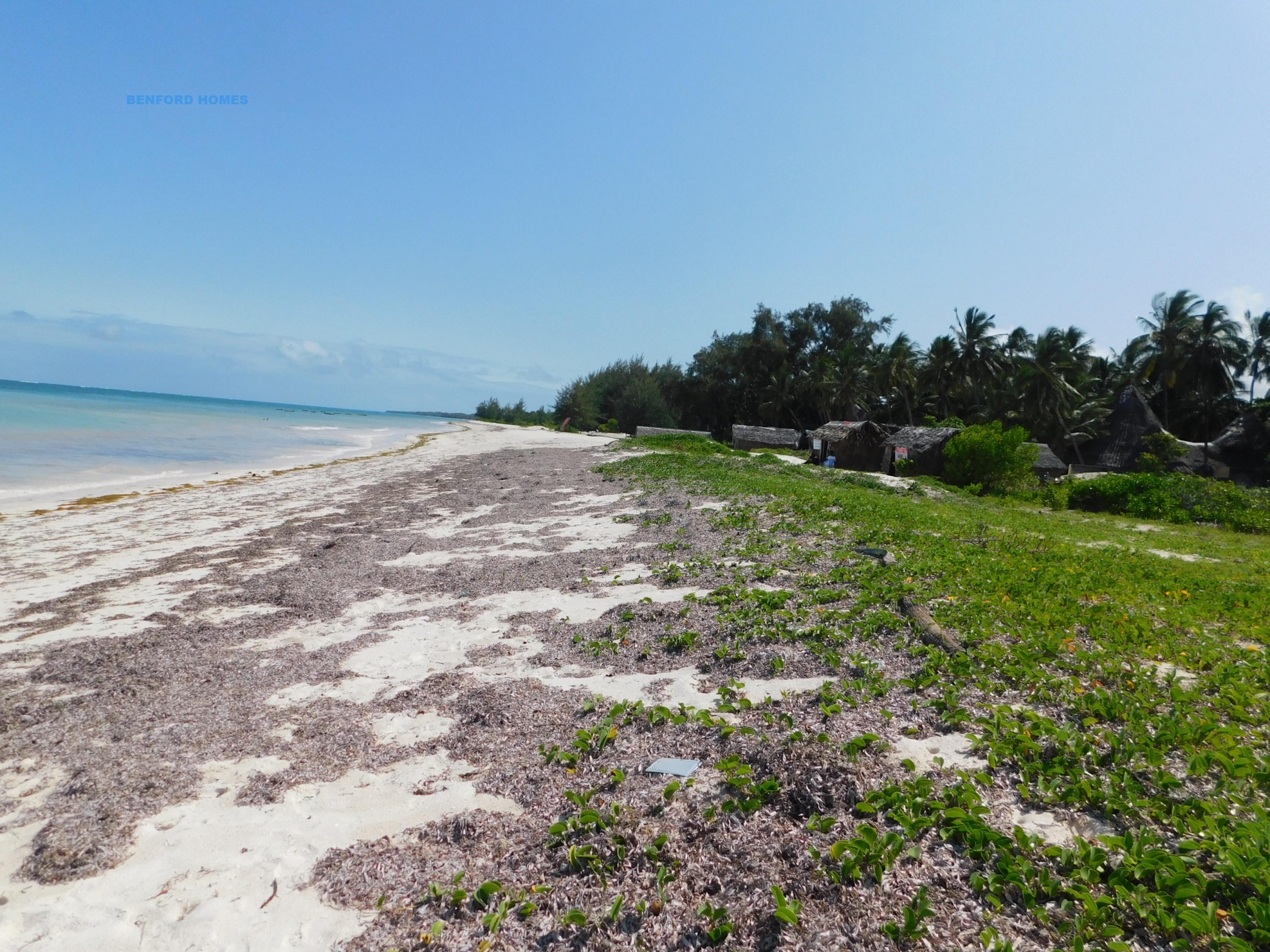 The land touches the ocean and a major road| Benford Properties