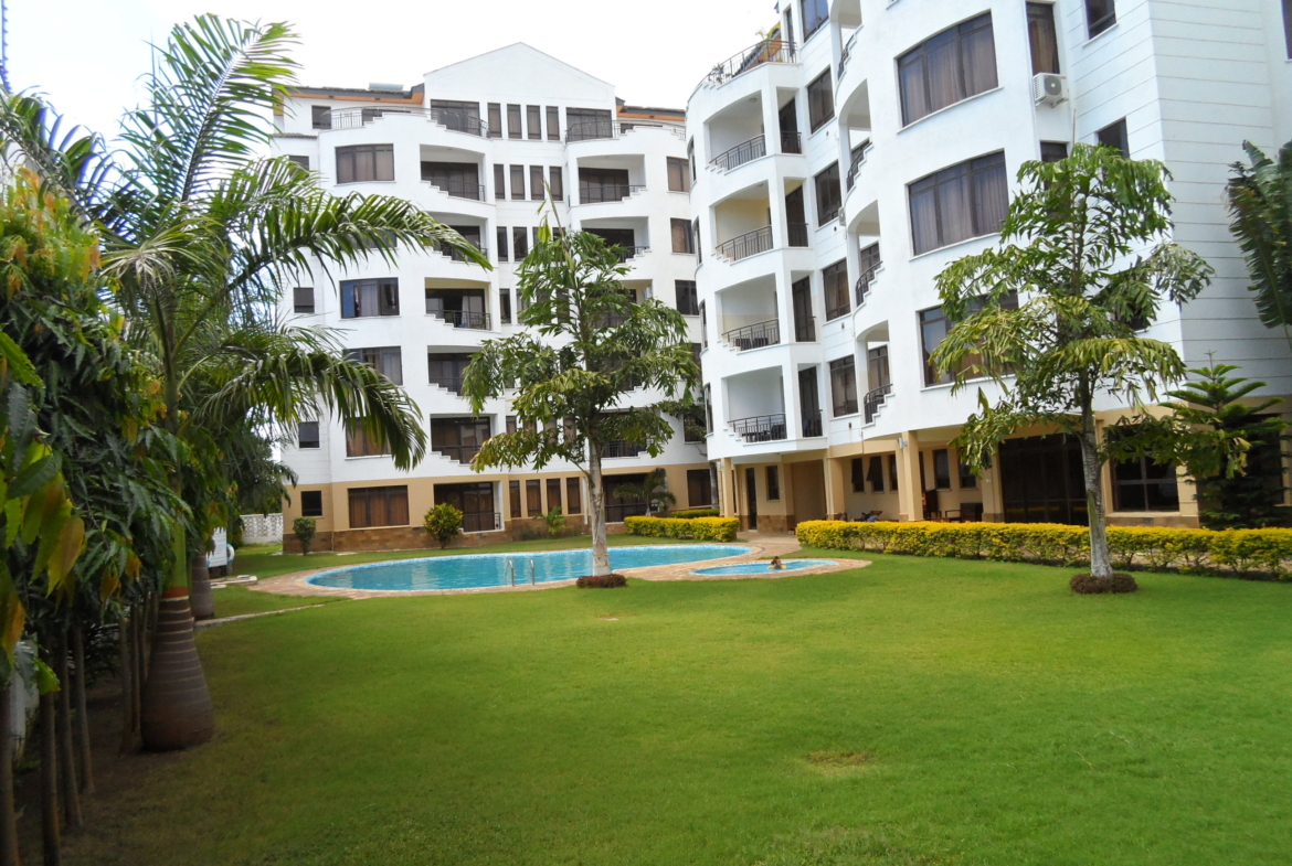 Multi storey apartments with swimming pool and lawn in a villa| Benford Homes