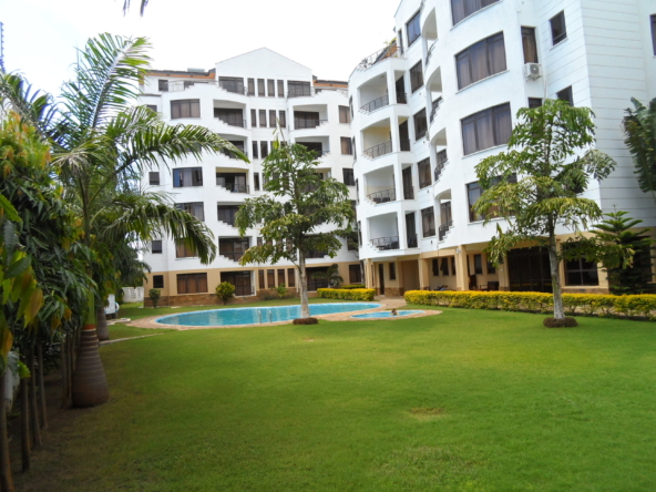Multi storey apartments with swimming pool and lawn in a villa| Benford Homes
